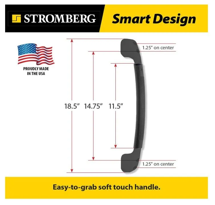 Soft Touch Assist Handle Black